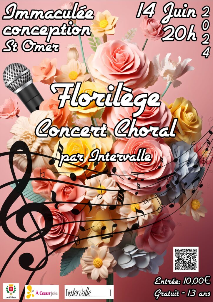 Concert juin 2024 de la chorale Intervalle