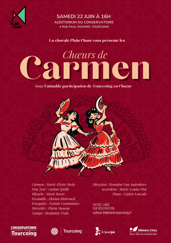 Le choeurs de Carmen concert Plain Chant 2024